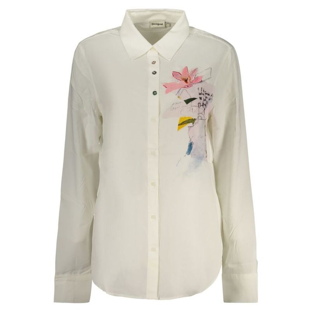 Desigual Bianco Viscose Women's Women's Shirt